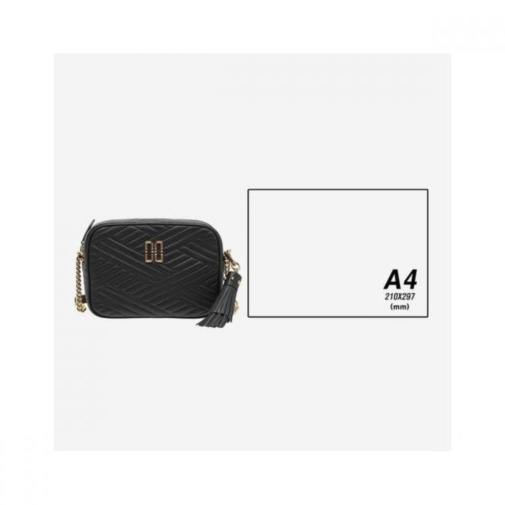 Daks Black Leather Chain Crossbody Bag Dcba2f361