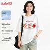 Baleno Women's Cotton Star Apple Print Short Sleeve T-Shirt