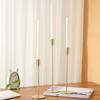3sets Gold Taper Candle Holder 6cm Candle Holder Set Pillar Candle Holder  Home Table Decoration