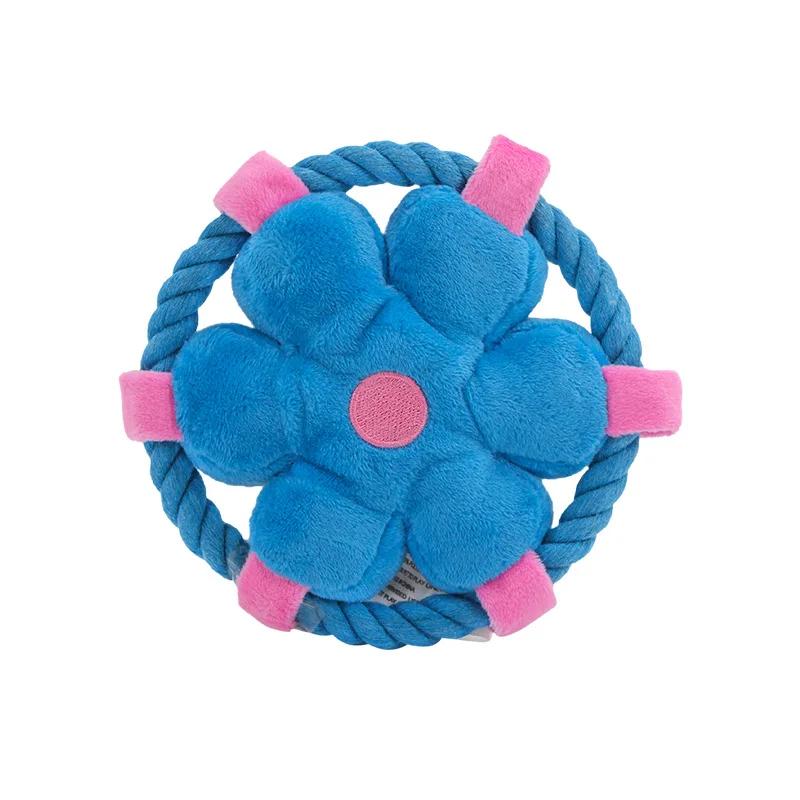 

Durable Rope Fetch Dog Toy for Interactive Training and Teeth Cleaning Chew Toy Long Lasting Molar Dental Care Boredom XS