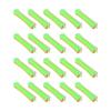 20pcs Hair Perm Rods Set Universal Thickened Nonslip DIY Orange Perm Rods for Beginner for Home