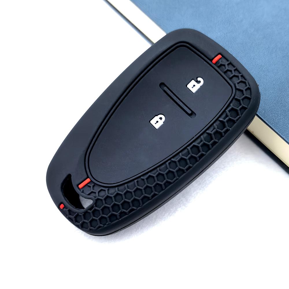 Silicone Rubber Car Key Cover Case For Chevrolet Cruze Spark  2 Buttons Excellent Smart Remote Fob Key Shell Holder