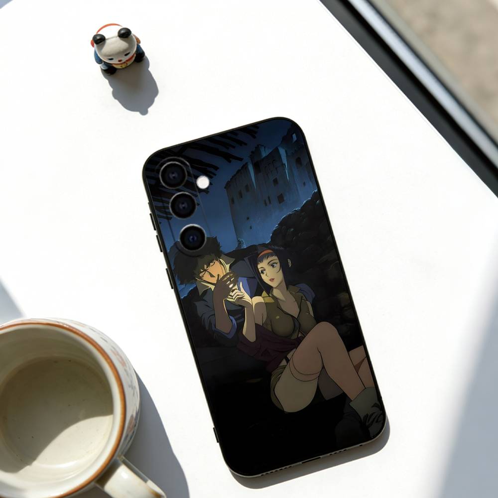 

Cowboy Bebop Phone Case For Samsung Galaxy A73,A72,A71,A70,A53,A52,A51,Soft Black Cover Samsung a73 5g