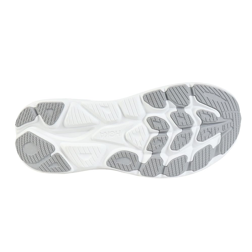 HOKA Clifton 10 Running Gray and Breathable Sneakers for Running and Walking Shoes, (1162030-STLLR), Men's, Ultra-Lightweight, Cushioned, (Gray/Size