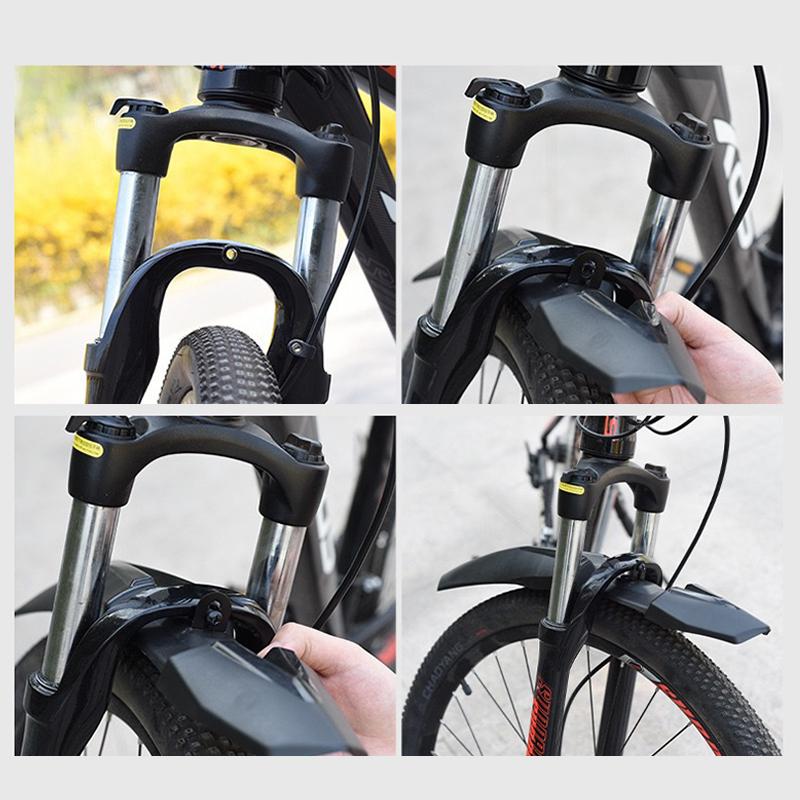 Garde-boue de vélo universels 24 26 27,5 pouces pour vélos de montagne, de route, trajets quotidiens d'étudiants