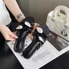2025 New Fashion Flat-bottomed Flower One-word Flat-bottomed Slippers Women's Shoes
