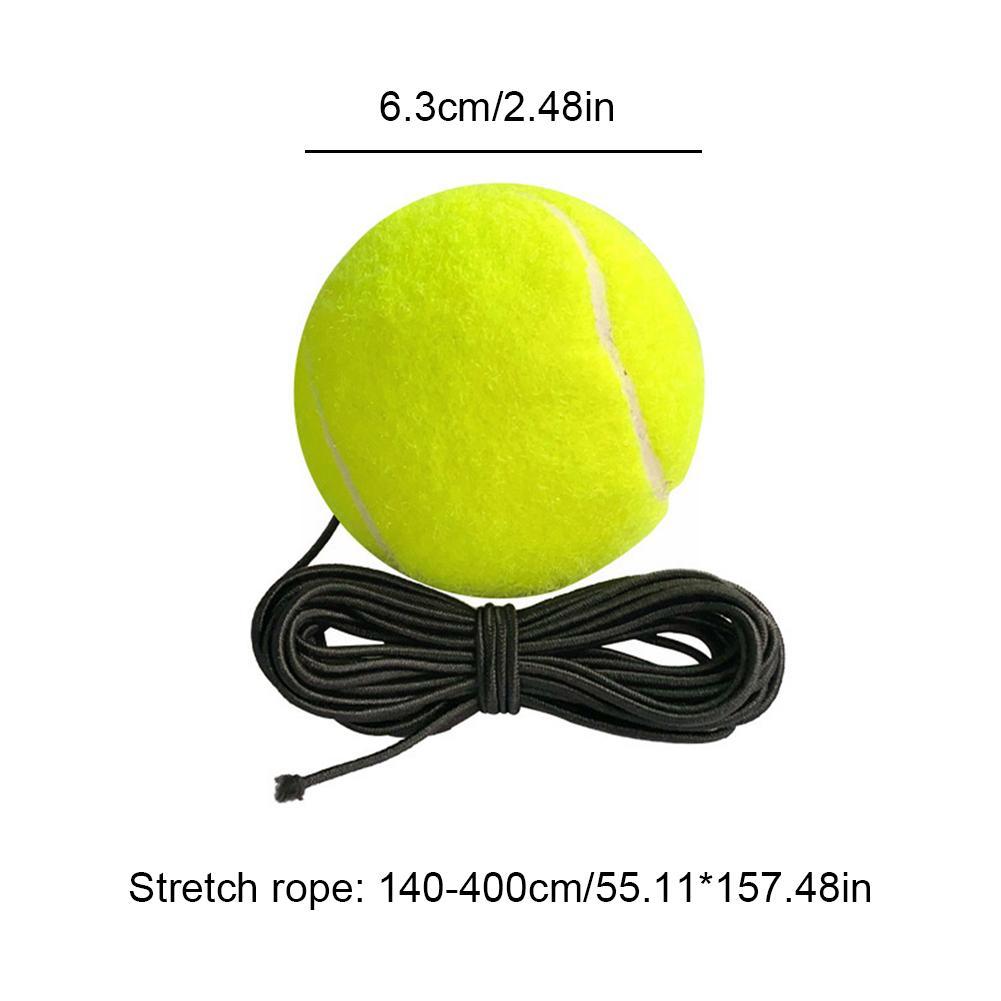 Minge de antrenament profesională de tenis, 1 buc, cu minge elastică, echipament portabil pentru antrenament, minge cu coarde, săritură tenis, fitness, tenis O6B3