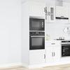 Kalmar Oven Cabinet Set 2 Pcs White Particleboard
