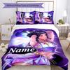 3pcs KPop Demon Hunters14 Cover Set - Personalized Name, HD Printed Bedding with 1 Cover and 2 Pillowcases - Perfect for Home Decor, Easy Care