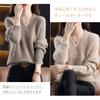 NONELECEDOLE Knit Long Solid Loose Slimming Plus Sizes Perfect for Everyday Winter Women's Sweater, V-Neck, Sleeve, Color, Fit, Pullover, Fashionable,
