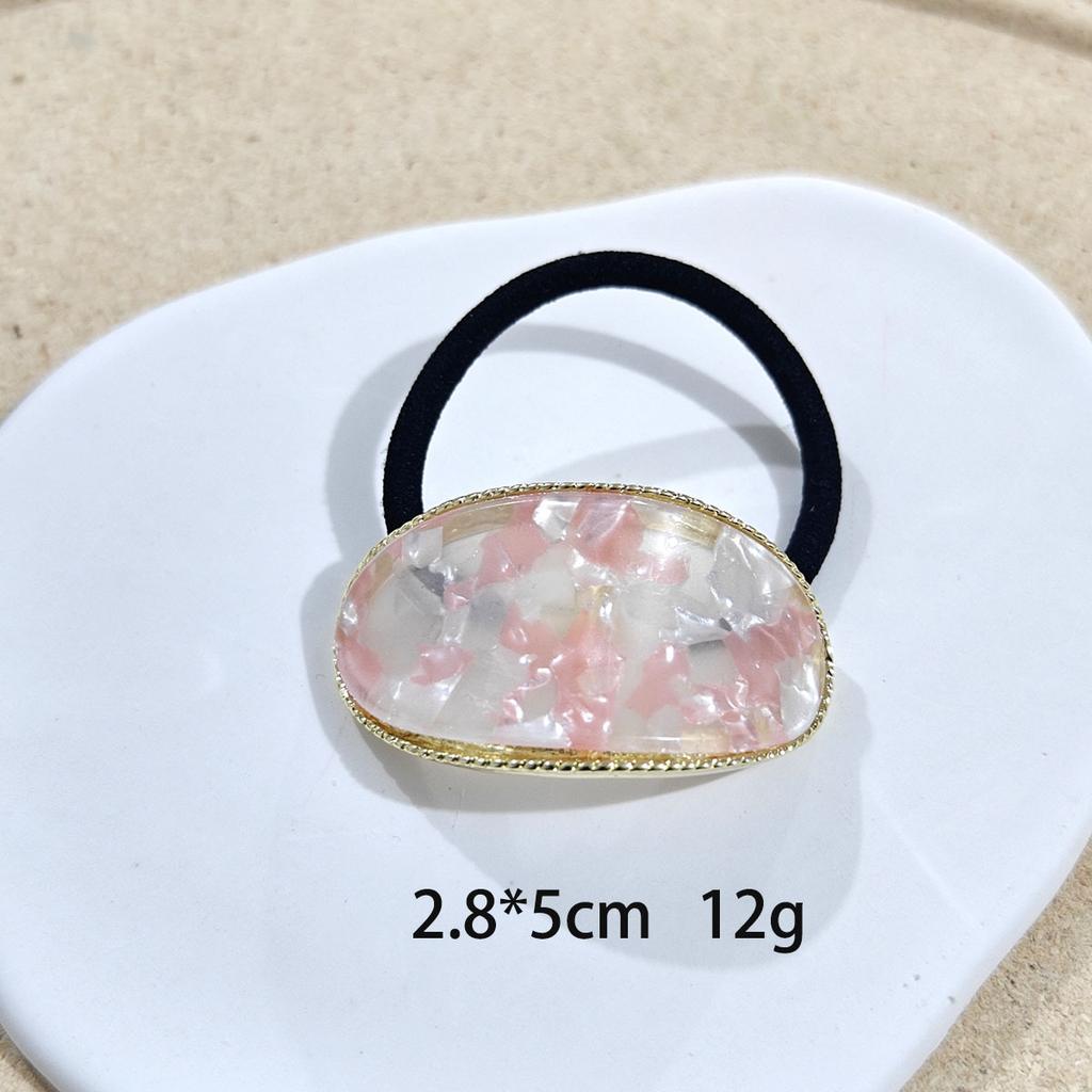 Hairband Accessories Niche Simple Geometric Hair Rope Rubber Band Hair Accessories High-end New Back of The Head Hair Accessories
