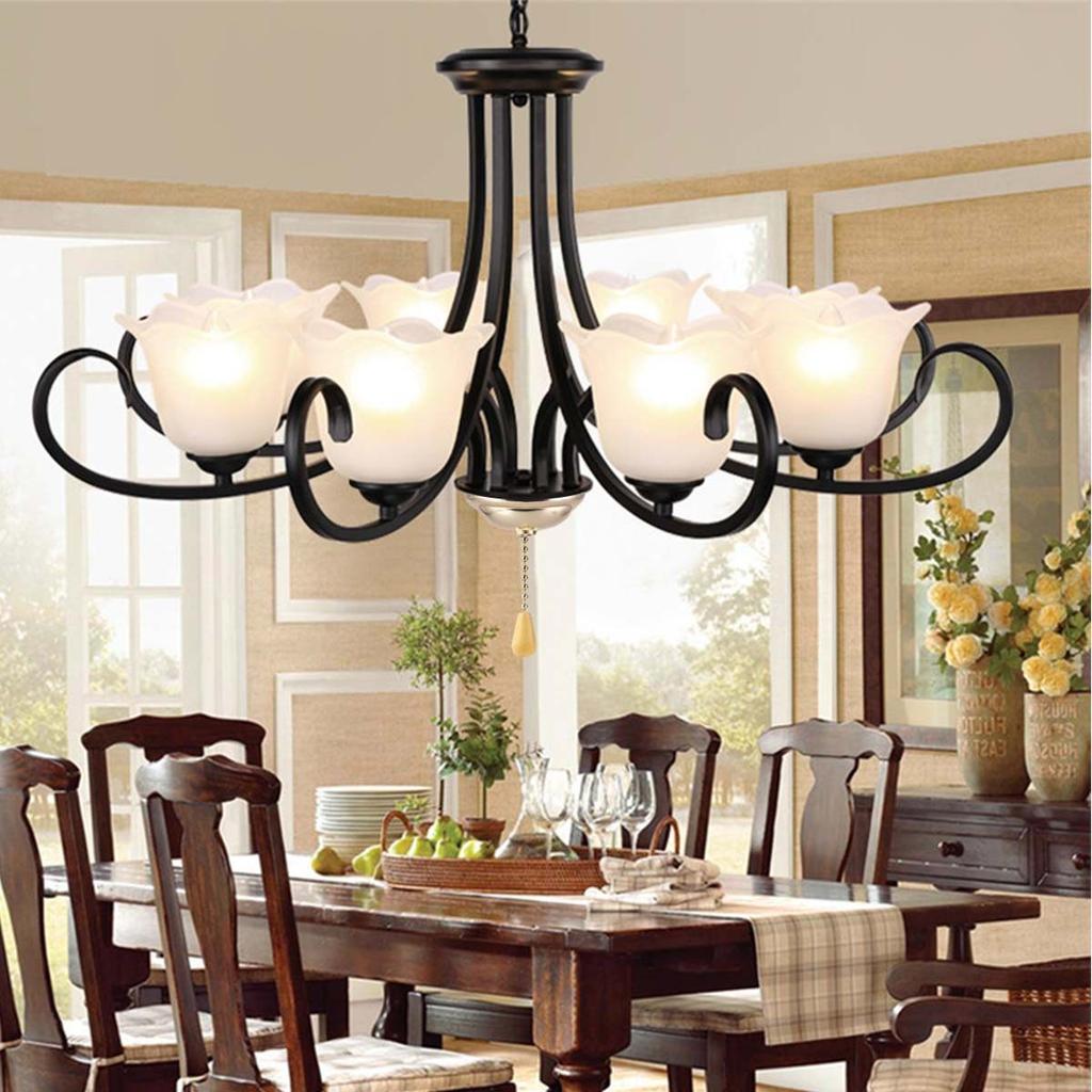 Ceiling Fan Pull Chain Set Round Beaded Smooth Surface Iron Material Rust Resistant Vintage Design for Light Switch Ceiling Fan