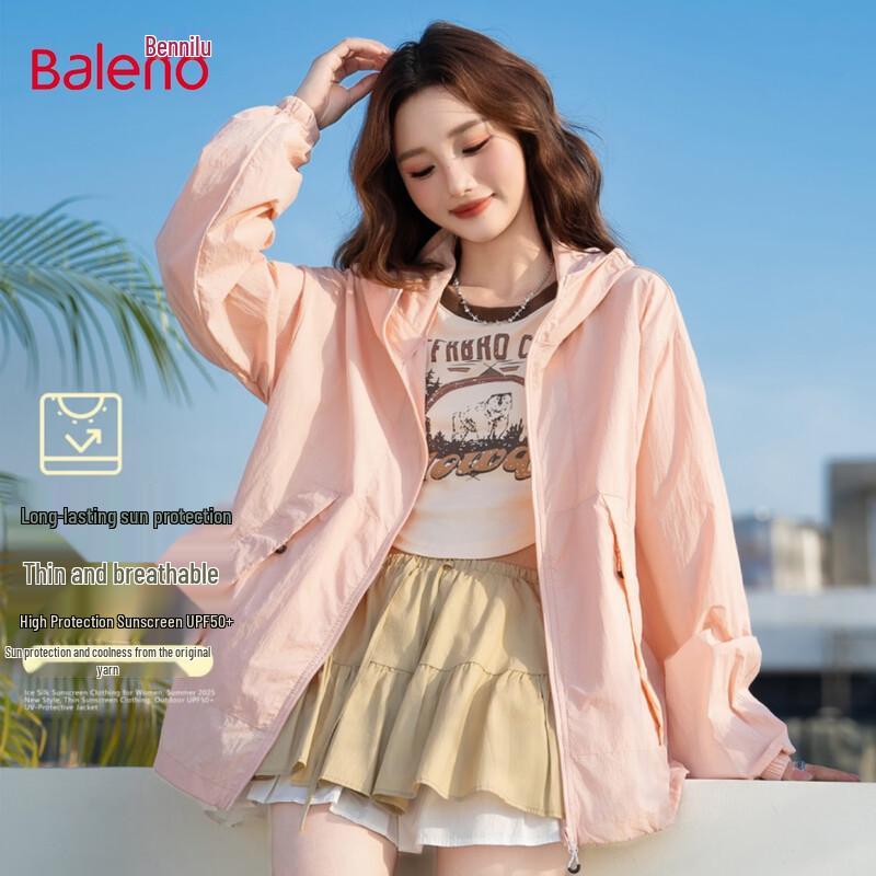 Baleno Women s Hooded UPF 50+ Sun Protection Jacket S