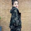 2025 Winter Women's Stylish Plaid Hooded Cotton Coat: Plus Velvet, Thickened, Casual, Versatile, Age-Reducing