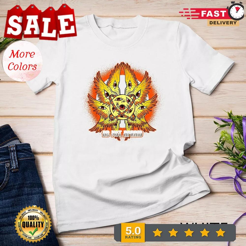 2025/Biblicall wbr/ y Accurate Angel Meme Ophanim Be Not Afraid T-Shirt Unisex T-shirt Unisex T-Shirt XL