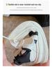 2025 Kids' Plus Velvet Non-Slip White Sports Shoes for Boys and Girls