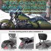 Detachables 4 Point Docking Hardware Kit Motorcycle Sissy Bar Backrest Luggage Rack For Harley Touring Electra Glide Road King