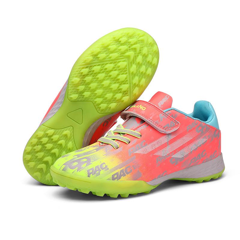 Mandarin duck children primary school children football shoes competition training sports shoes football Velcro free lace-up