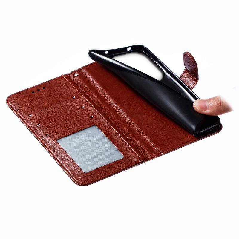 For Xiaomi Poco M6 Pro 4G/Redmi Note 13 Pro 4G Case PU Leather Mandala Imprinted Design Wallet Phone Cover