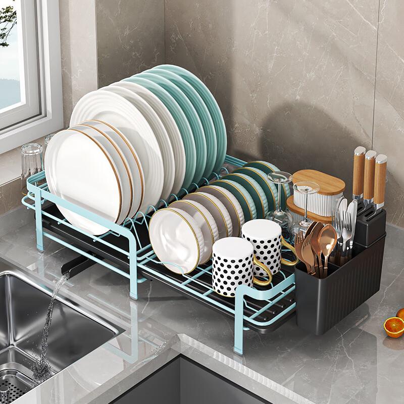 Выдвижная многофункциональная сушилка для посуды Hongfu