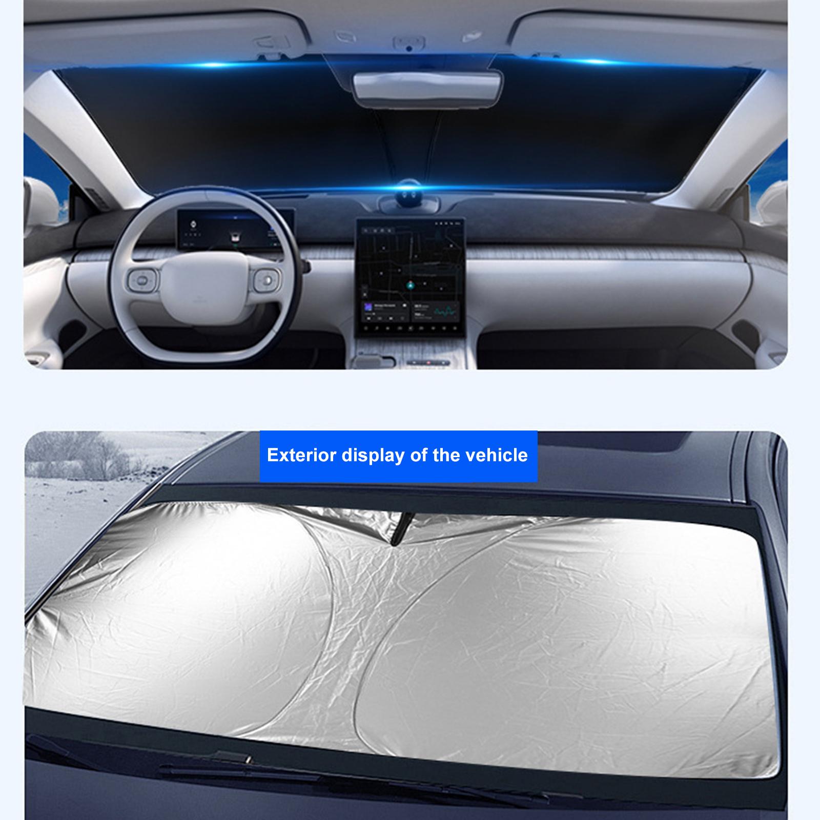 

Protector Keep Vehicle Cool Shield Cover Car Windshield Sunshade Sun Visors Automotive Interior Sunshades Cover 1