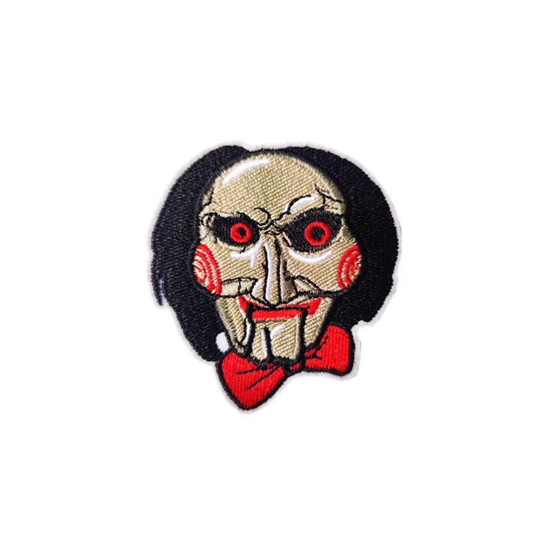 Skull Punk Anime Embroidered Cloth Patch