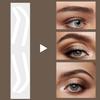 48 Pairs Eyebrow Stencil Stickers Disposable,Disposable Eyebrow Tape,Adhesive Eye Brow Stencils for Women,3 Shapes Eyebrows Tape Strips,Airbrush