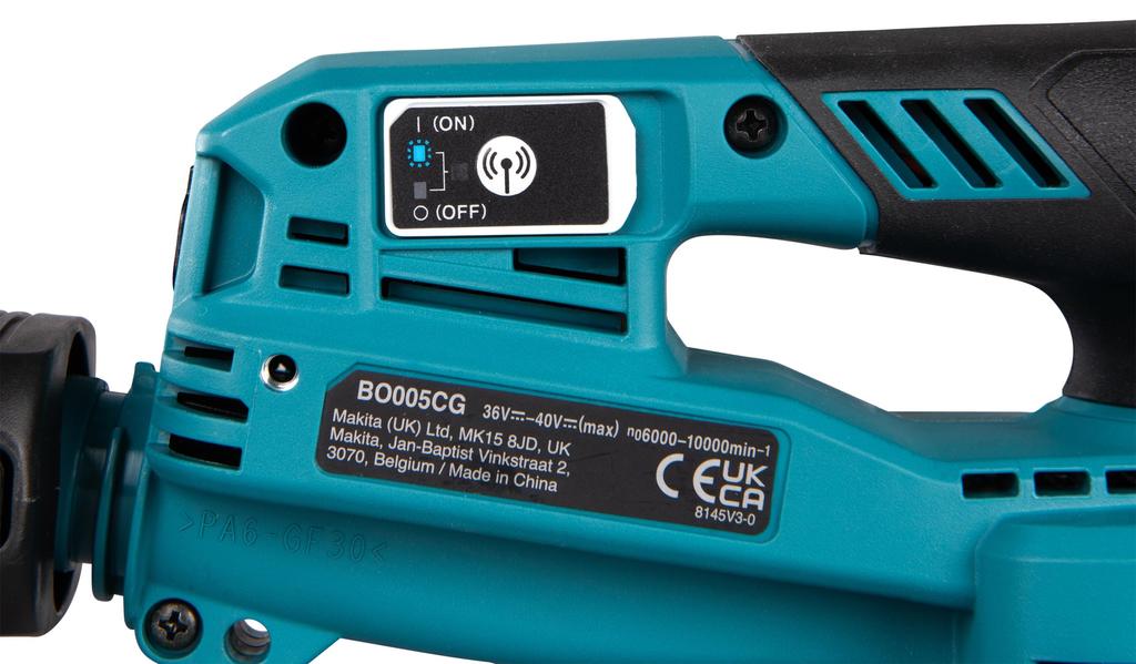 Makita BO005CGZ 40Vmax oppladbar orbitalsliperkropp kun og lader selges 1 enhet (batteri separat)