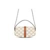 Celine Tabou Monogram Canvas Mini Crossbody Bag Women Bags White 10I592DQ2-01TA