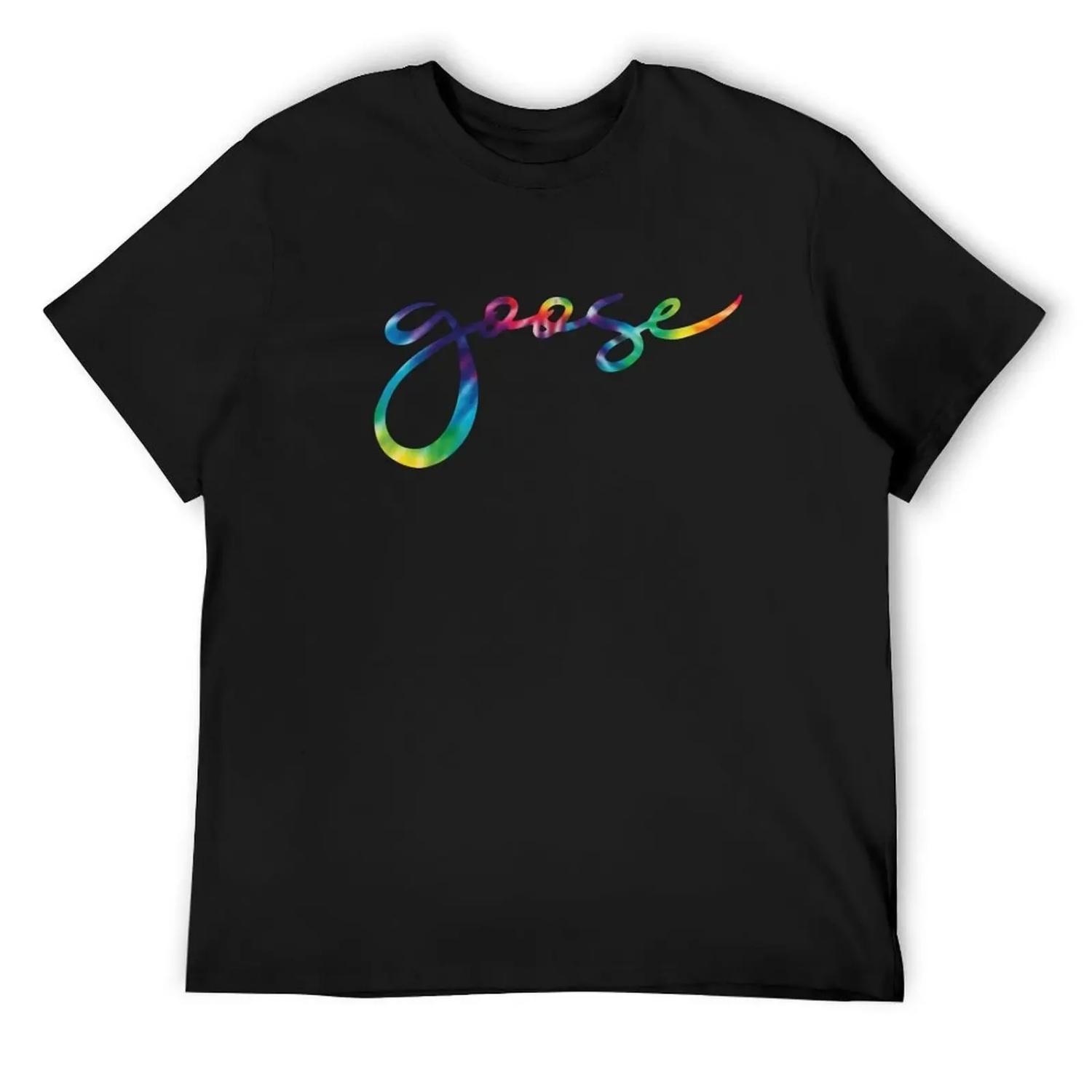

Goose Logo T-Shirt clothes plain for a boy basketball graphic tees luxury clothes men XXXXXL чорний