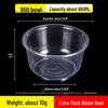 Disposable Clear Plastic Bowls