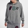 Nike Sweatshirts Men's Gray Hooded Moderate Regular 943574-091