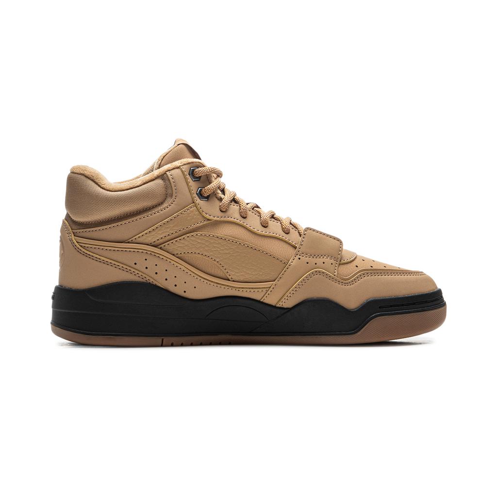 Li Ning Yue Bai Hi Casual Versatile Thick Sole Height Increasing Fleece Warm Non-Slip Wear-Resistant Mid-Top Sneakers Women Sneakers AGCU314-9