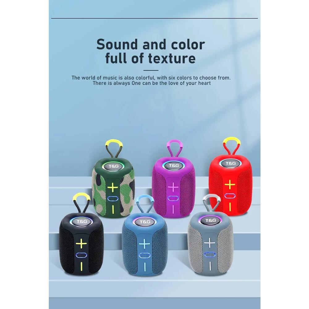 Small Handheld Speaker Bluetooth Portable Sound Box Music Wireless Subwoofer Mini Radio FM Woofer Bass Computer PC TV Small Audio