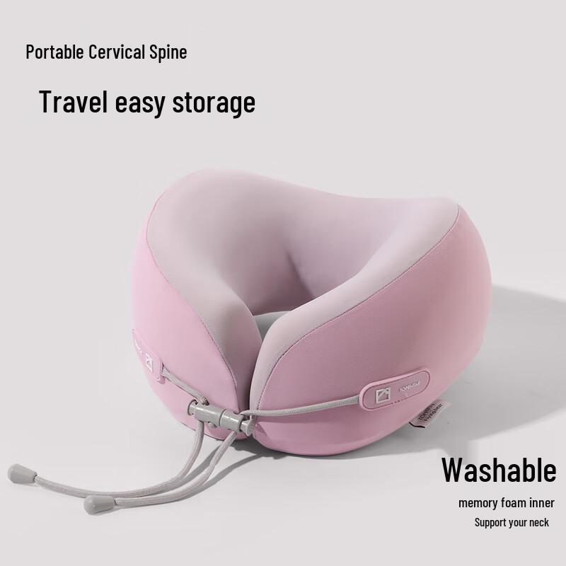 Miling Cooling Memory Foam U-Shaped Travel Neck Pillow