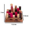 Casse-tête en bois - Engelhart - Le Château Fort - 11 pièces - Écologique - Niveau difficile 4/5