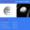For BMW 5 7 Series F10 F07 F06 F01 Car Ignition Start Stop Button Cover Stickers