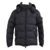 MONCLER MONTGENEVRE Wool Hooded Down Jacket Jacket 1 grayUsed