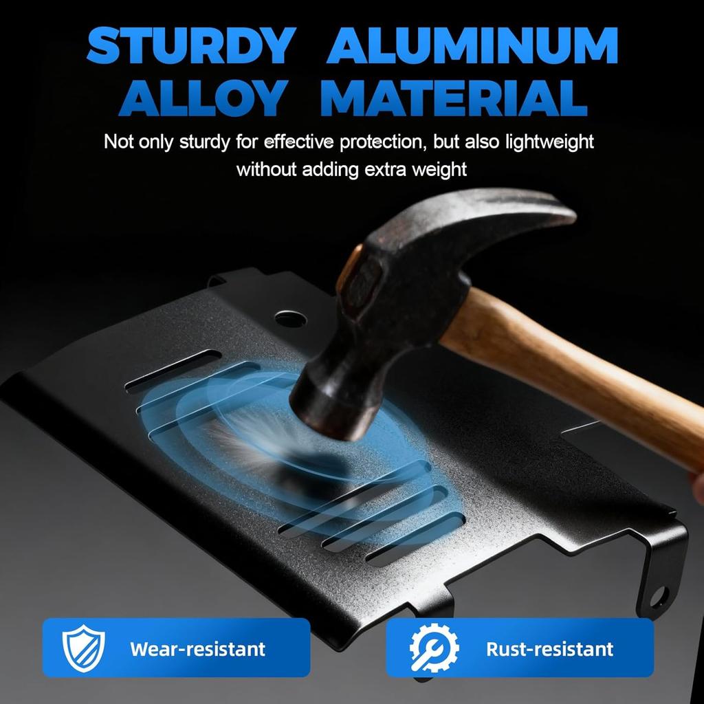 Motorcycle Skid Plate Protector Engine Guard Protector Aluminum for Road Glide FLTRX, CVO Road Glide FLTRXSE, CVO Road Glide FLTRXSTSE ST, Street