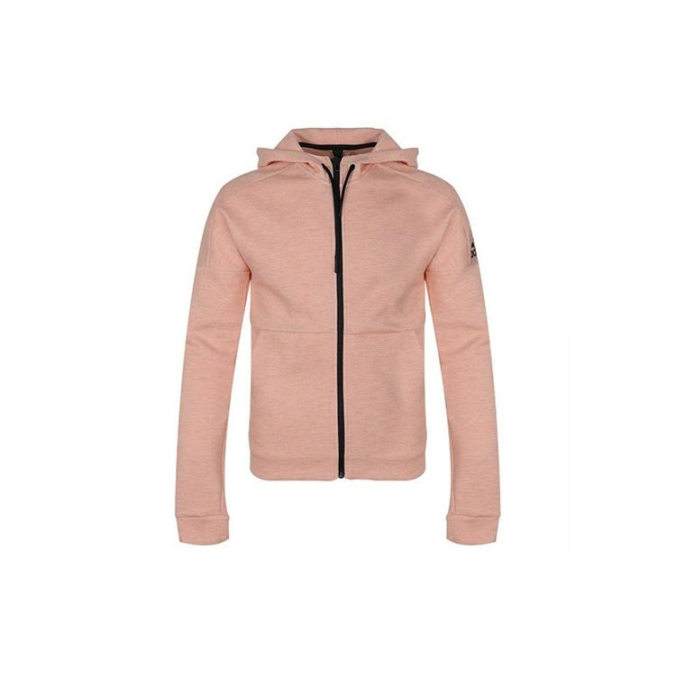 adidas Id Stadium Fz logo Casual Sports Knit Hooded Jacket Pink Men s EB7606 XXL