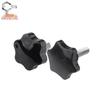 Plum Blossom Star-Shaped Hand-Tightened Screw with Knob Handle - Plastic Head (M6, M8, M10, M12)