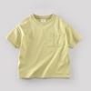 Summer Boys' Short Sleeved T-shirt White Children's T-shirt Half Sleeved Solid Color Top