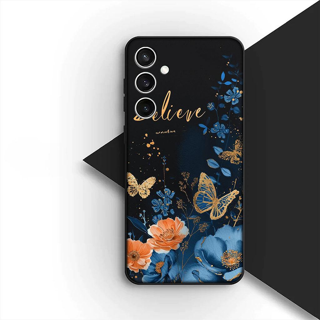 Handyhülle für Motorola Moto Edge 70 60 Fusion NEO Pro G Stylus G56 G96 G04 G05 20 Hülle Sonnenblume Gelbe Blume Schmetterling