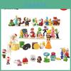 48 Peças Super Mario Bros Luigi Figuras de Ação Conjunto Decoração de Bolo Enfeites Não Tóxico Sem Desbotamento