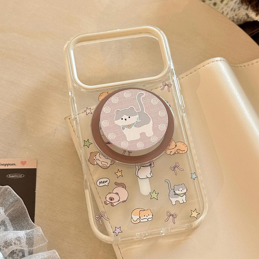 Cute Cat Phone Case for iPhone 16, iPhone 17, and iPhone 17 Pro Max