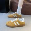 Flat Bottom German Training Shoes Women's New Spring and Summer Retro Niche Versatile Sports Board Shoes Fashion Casual White Shoes