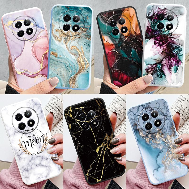 Luxury Case For Redmi 14C 4G 14R 5G A4 Note 14 Pro 5G Poco C75 Fundas Marble Art Pattern Soft TPU Protection Cover Shockproof