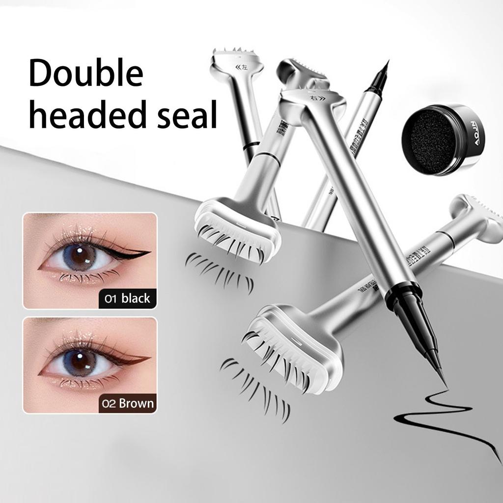 Lower,  Waterproof Sweatproof  & Lower Eyelash , Silicone Eyelash , Reusable Lower Eyelash Quick Eye Makeup Tool 5ml