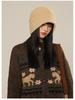 Korean Style Women's Warm Slouchy Beanie: Windproof Ear Protection for Autumn/Winter, Maternity-Friendly