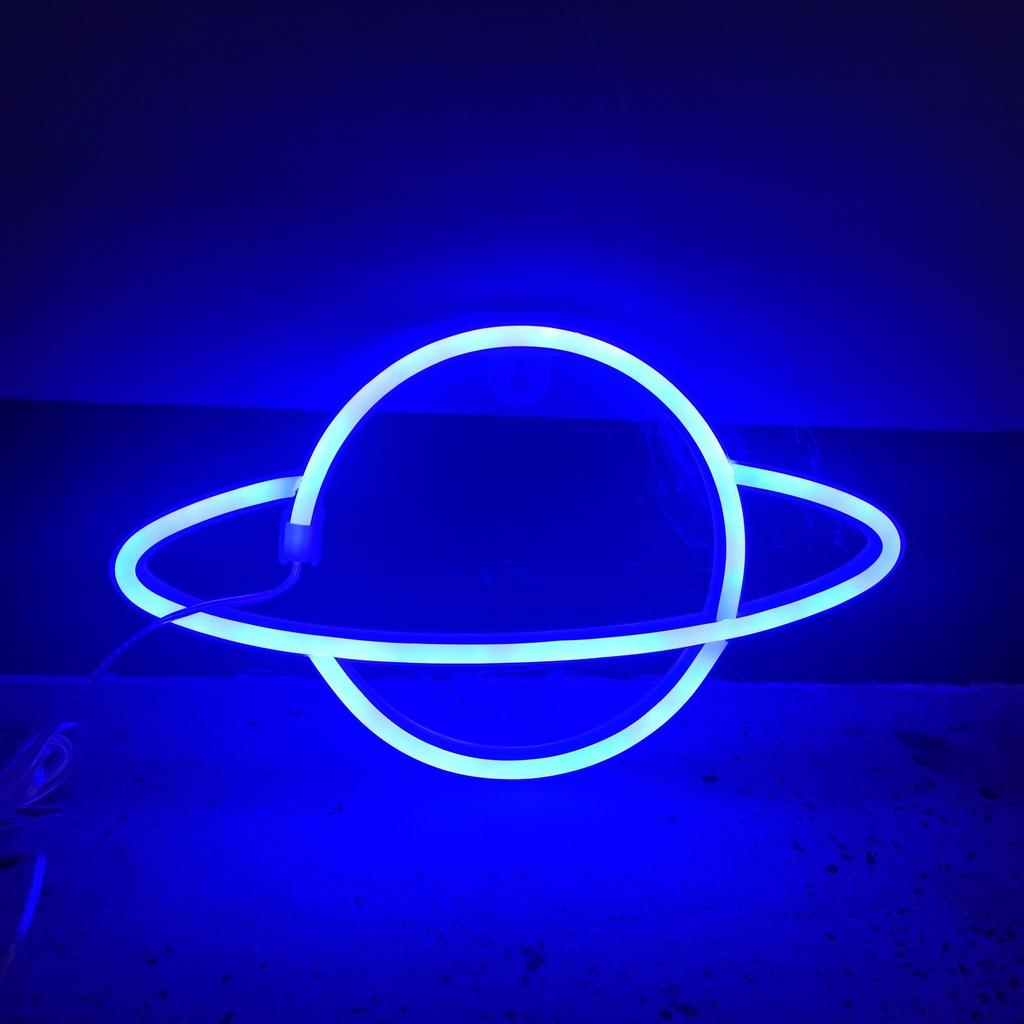 Xiaomi Neon Sign Alien Face Shaped Wall Hanging Lights for Home Game Room Saucerman Plant LED Night Lamps Xmas Party Holiday Art Decor